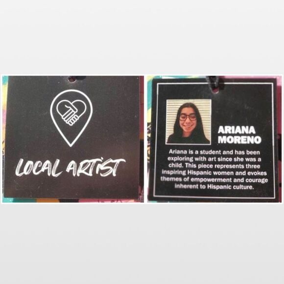 New Wall Art Picture Hispanic Females Bold Multi Colored Framed Women NWT - Picture 14 of 14